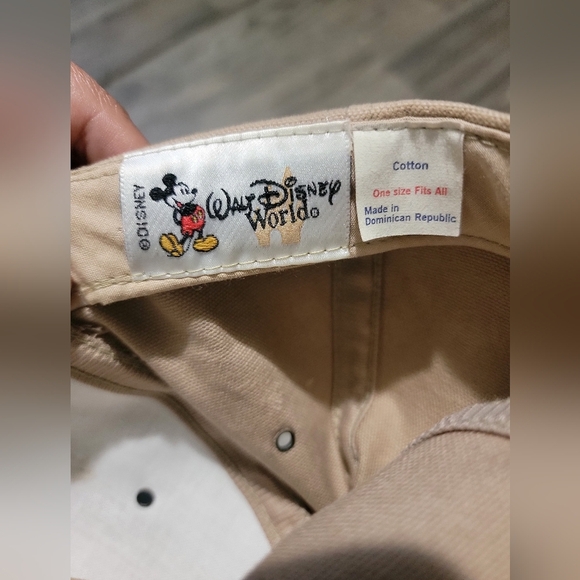 Disney Tan Cap with Mickey Mouse Logo - Picture 3 of 4